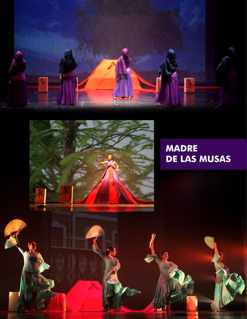 Compañía Contratiempo Danza Flamenca. Espectáculo Madre de las Musas.