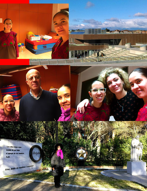 Talleres y experiencias en España. Primer Proyecto en el extranjero. La Salle Centro Universitario. Campus Madrid. Movimiento Sí Puedes Danzar.